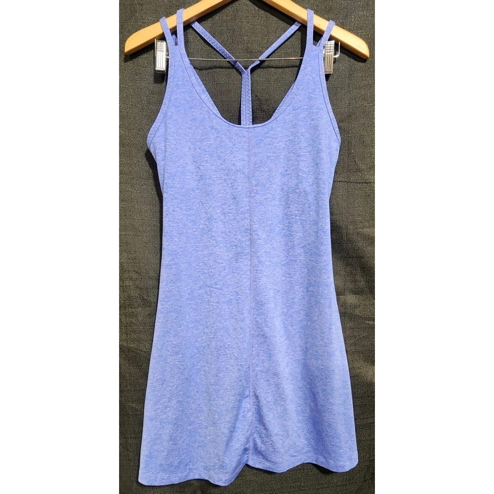 Patagonia Women's Purple Blue Strappy Sundress Shelf Bra Sz Small Active Tennis